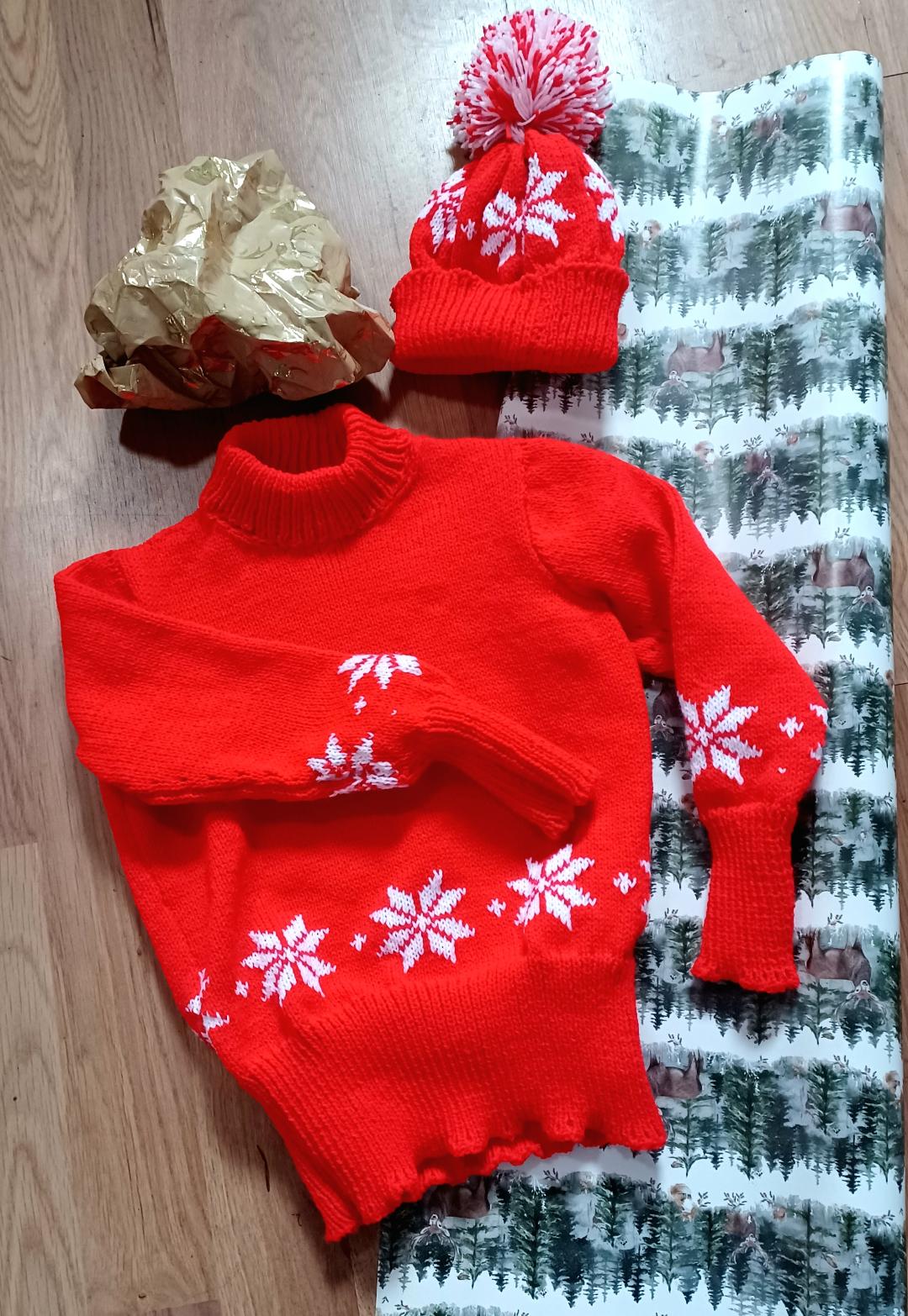Red Christmas Jumper.