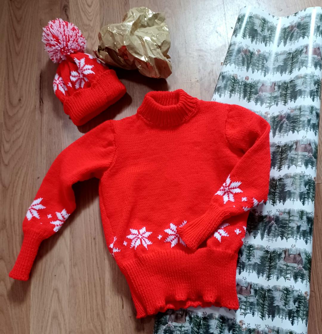 Red Christmas Jumper.