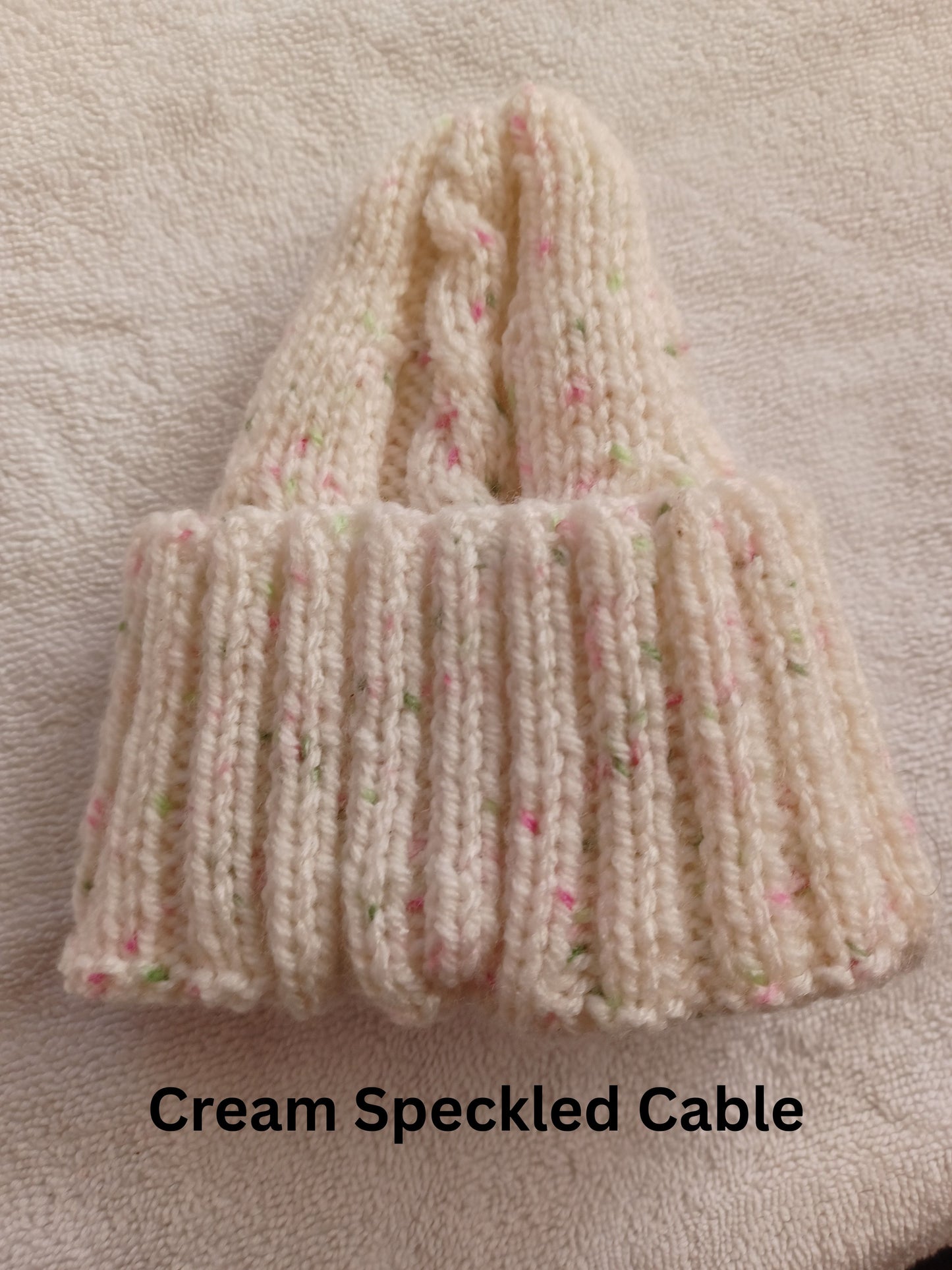 Hand Knitted  Babies Hats 0 - 6 months