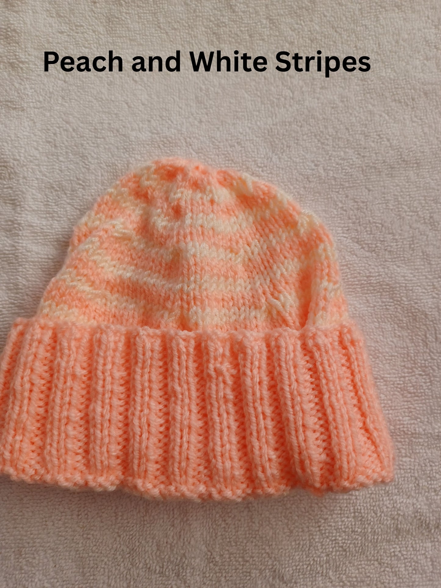 Hand Knitted  Babies Hats 0 - 6 months