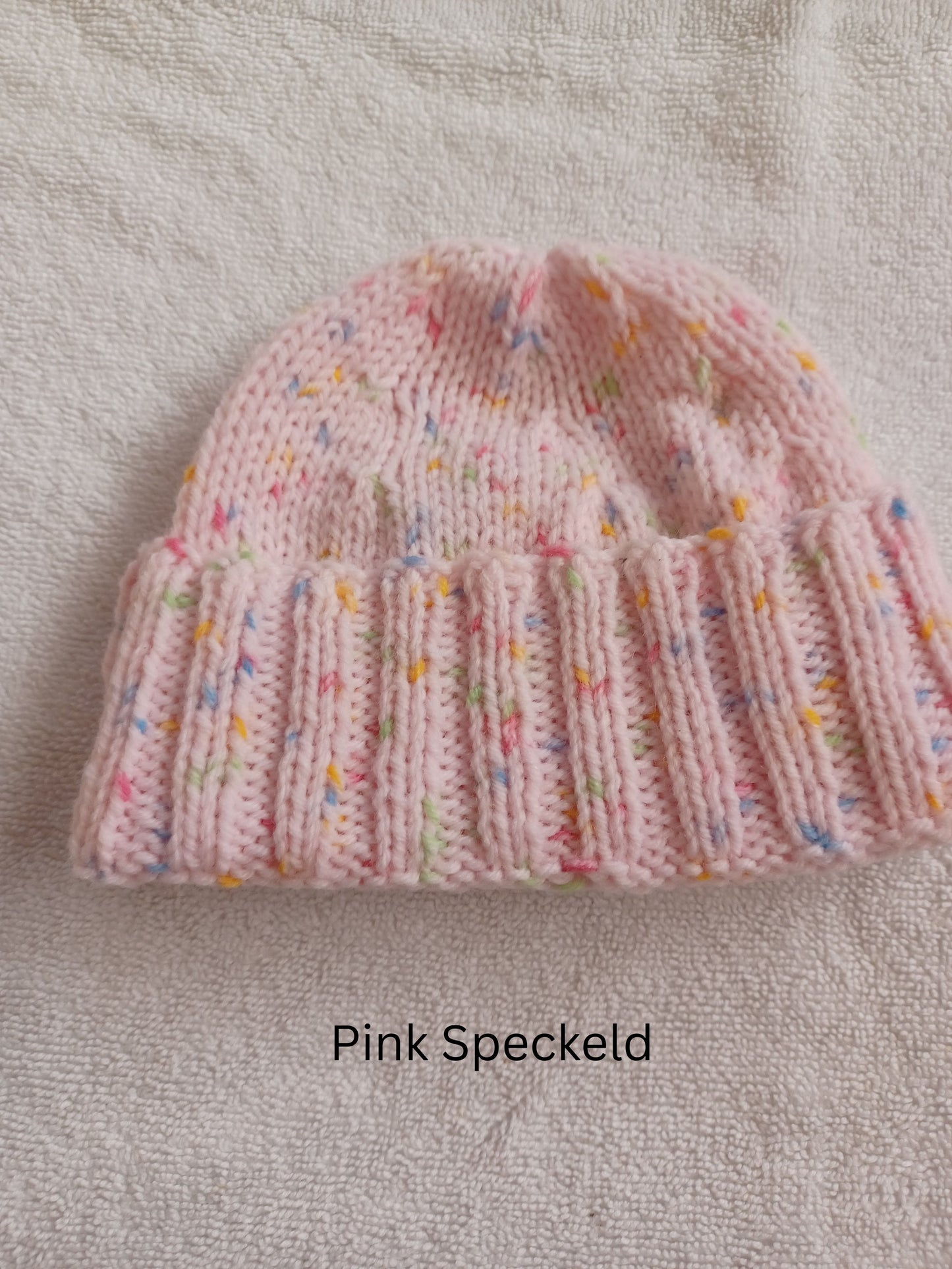 Hand Knitted  Babies Hats 0 - 6 months