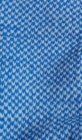 Blue & Grey Knit Winter Hat.