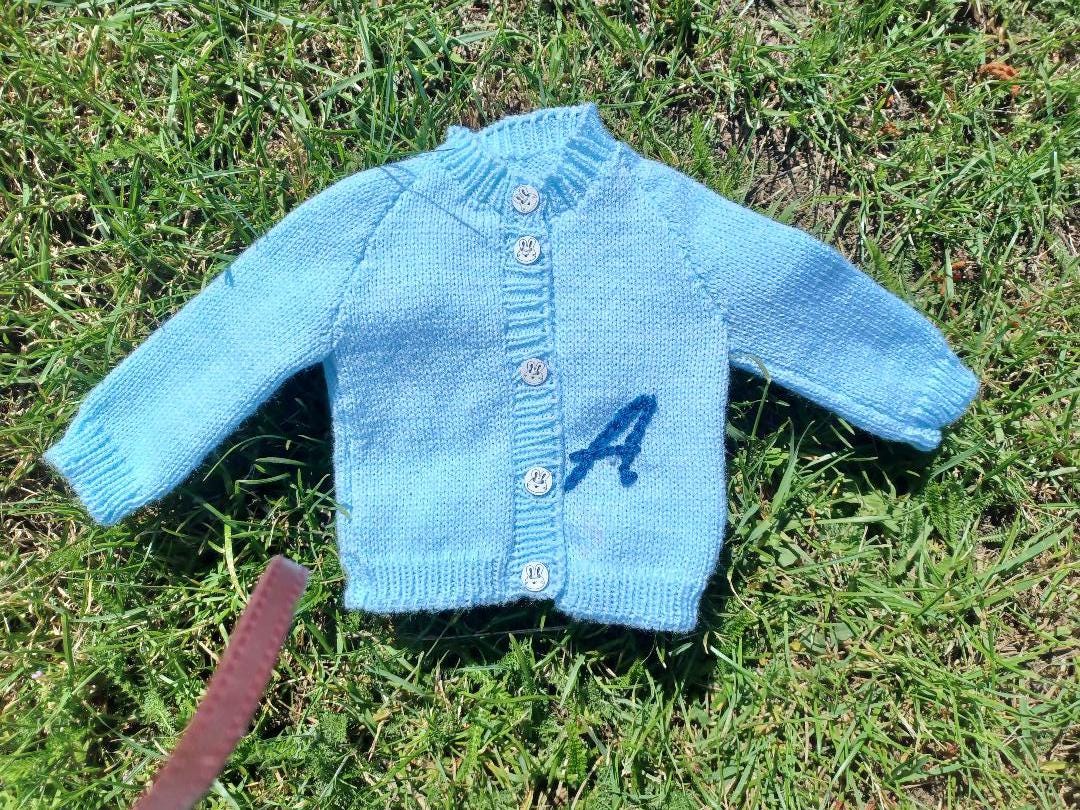 Super Soft Round-Neck Baby Cardigan with Bunny Buttons
